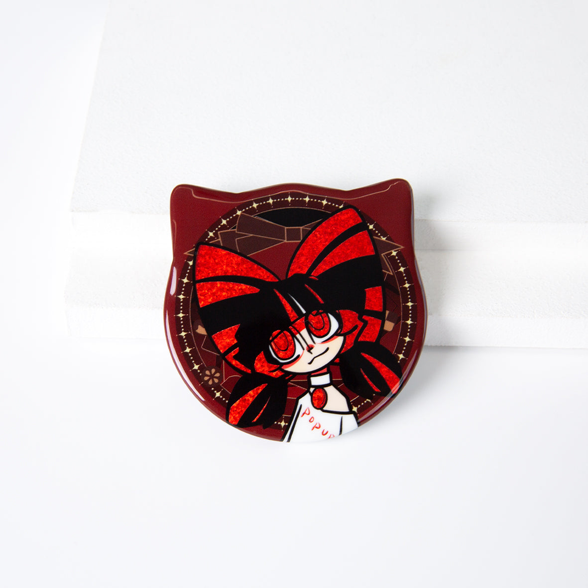 Custom Cat Ear Double Flash Badge