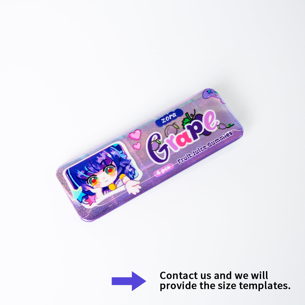 Custom Rectangular Double Flashing Badge