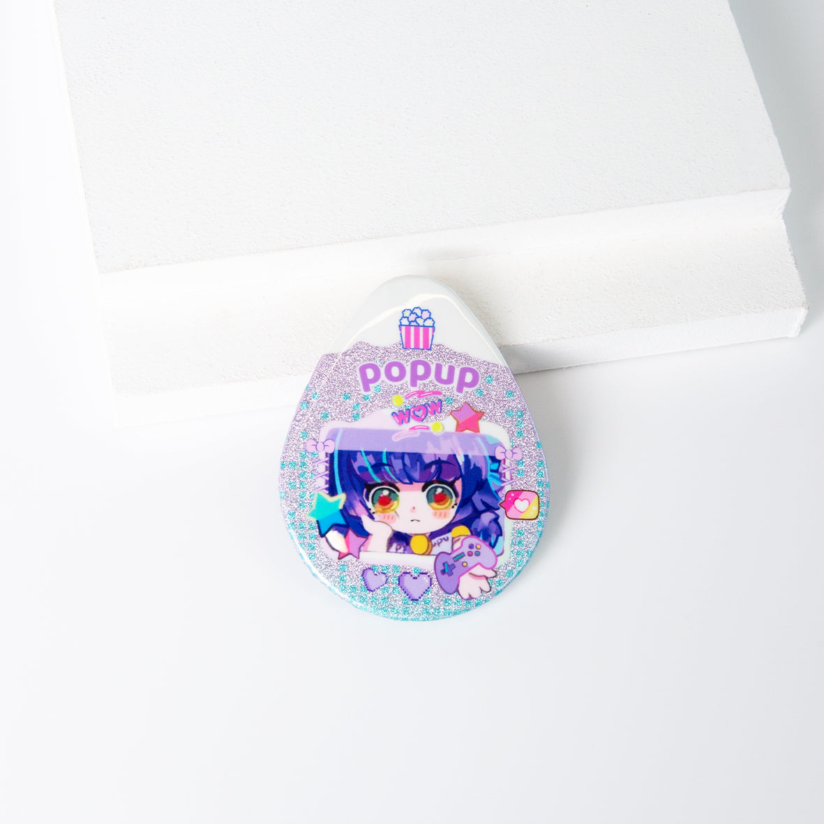 Custom Teardrop-Shaped Double Flash Badge