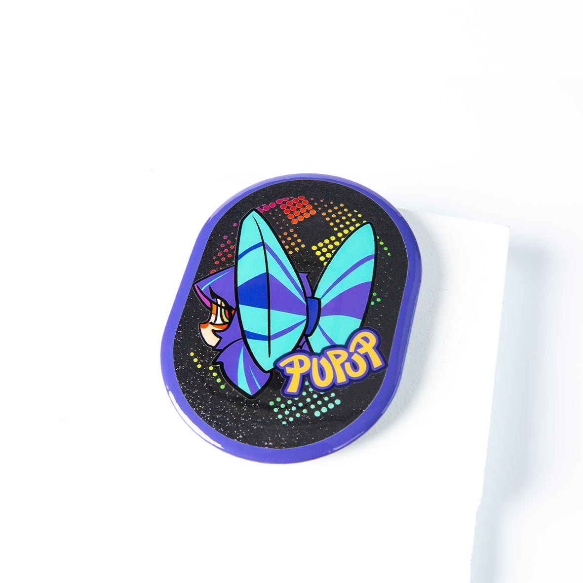 Custom Soap-Shaped Double Flash Badge