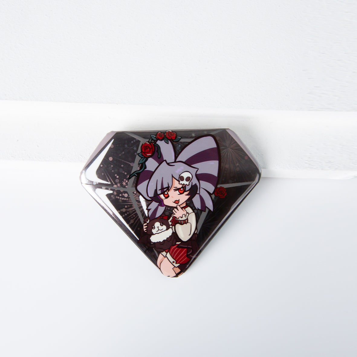 Custom Diamond Double Flashing Badges