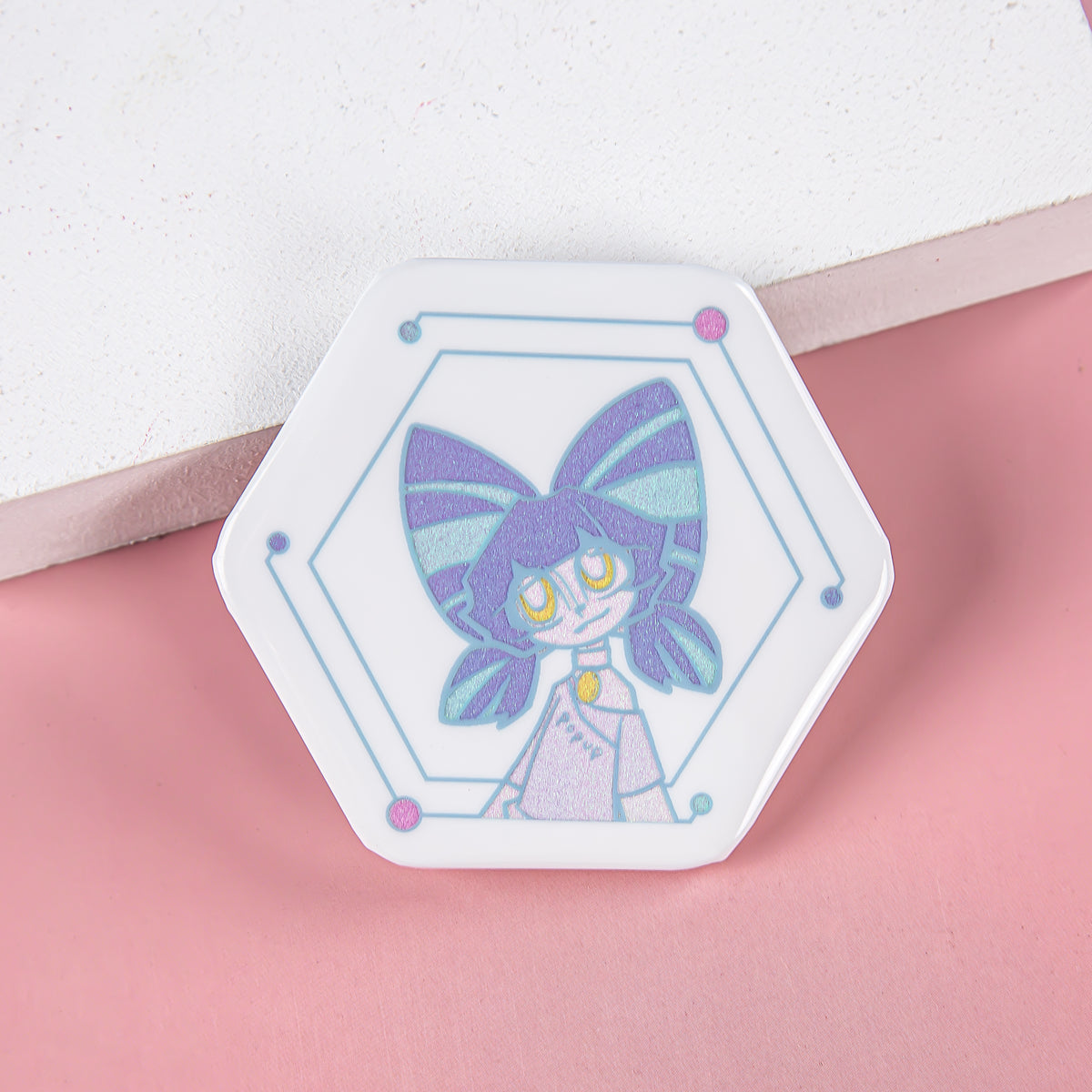 Custom Hexagonal Double Flash Badge