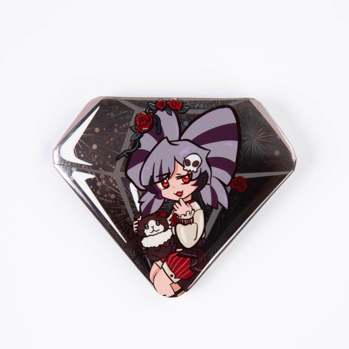 Custom Diamond Double Flashing Badges