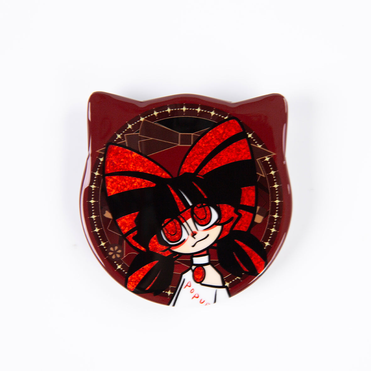 Custom Cat Ear Double Flash Badge