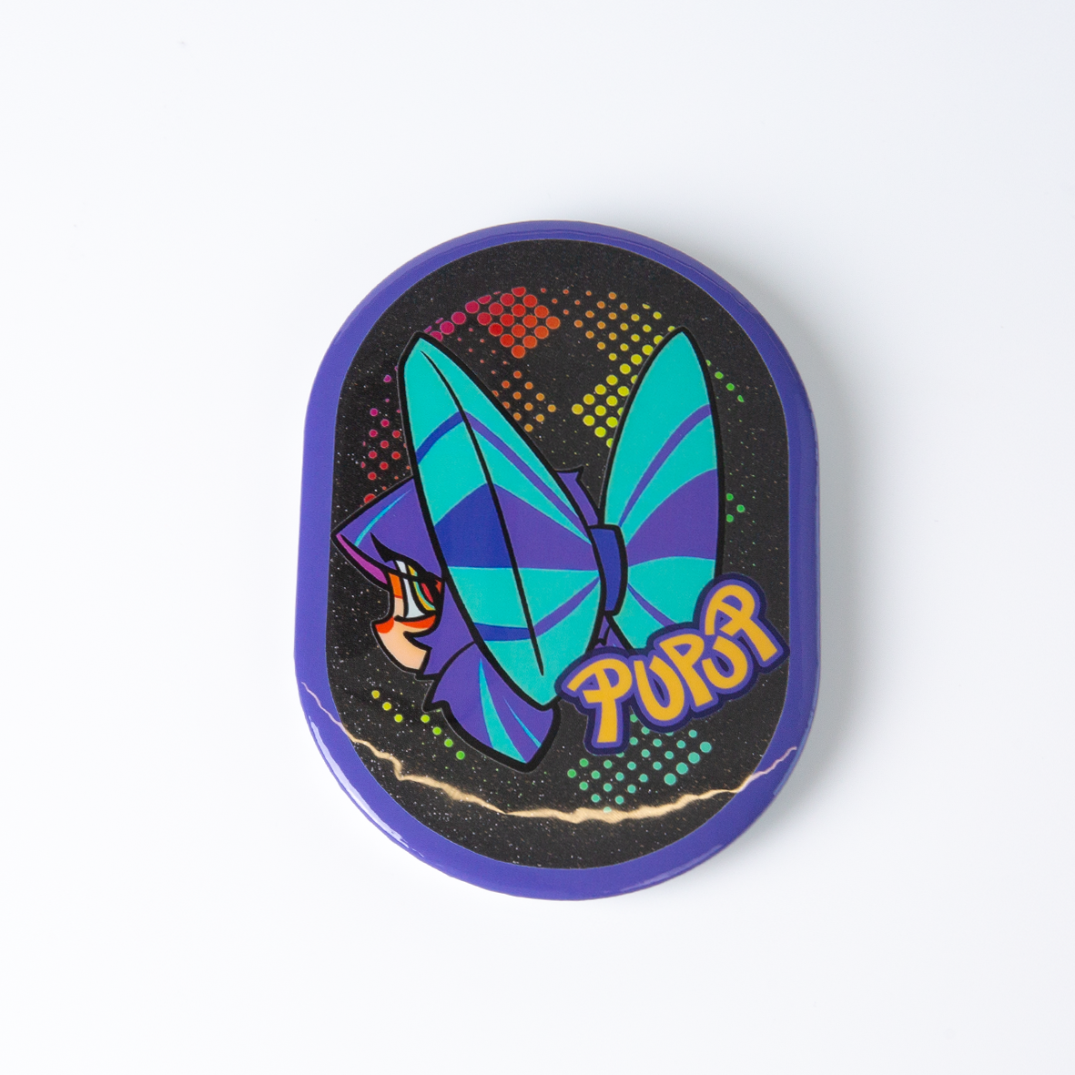 Custom Soap-Shaped Double Flash Badge