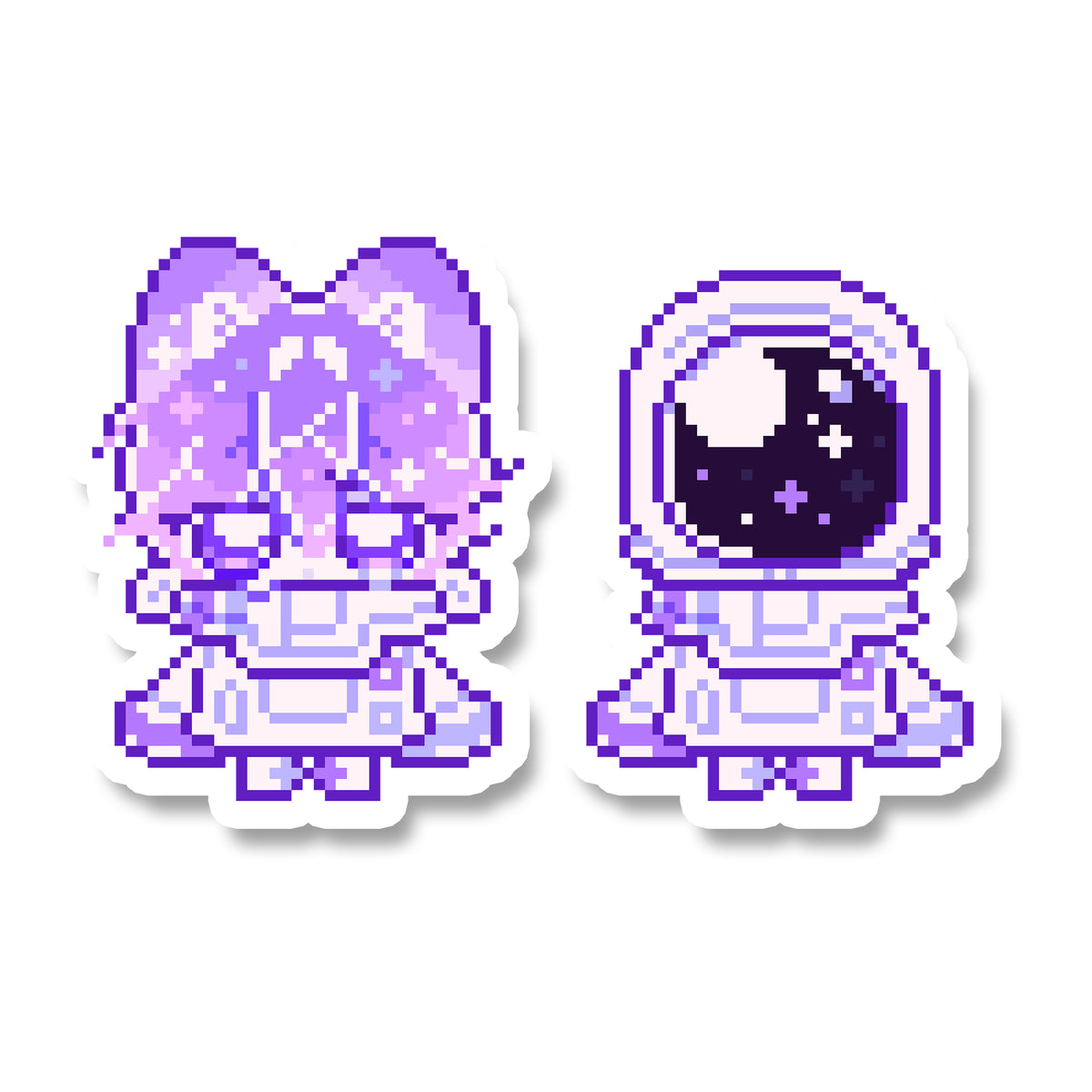 【Chips_cooked】Pixel Aestelle Stickers/2pcs