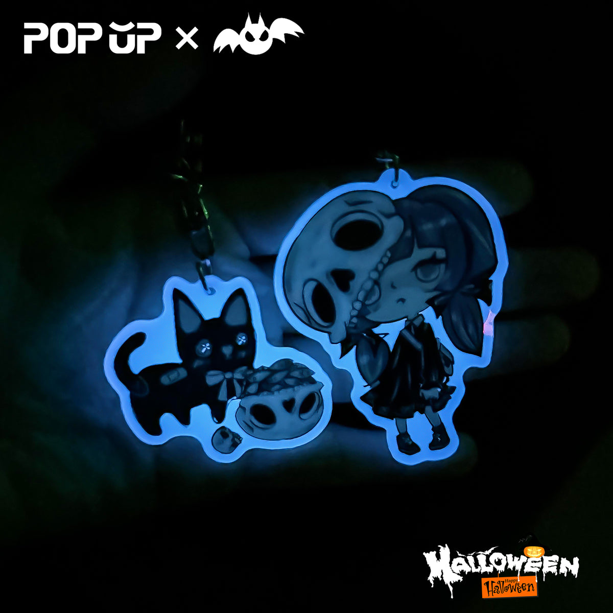Custom Glow In The Dark Acrylic Keychains