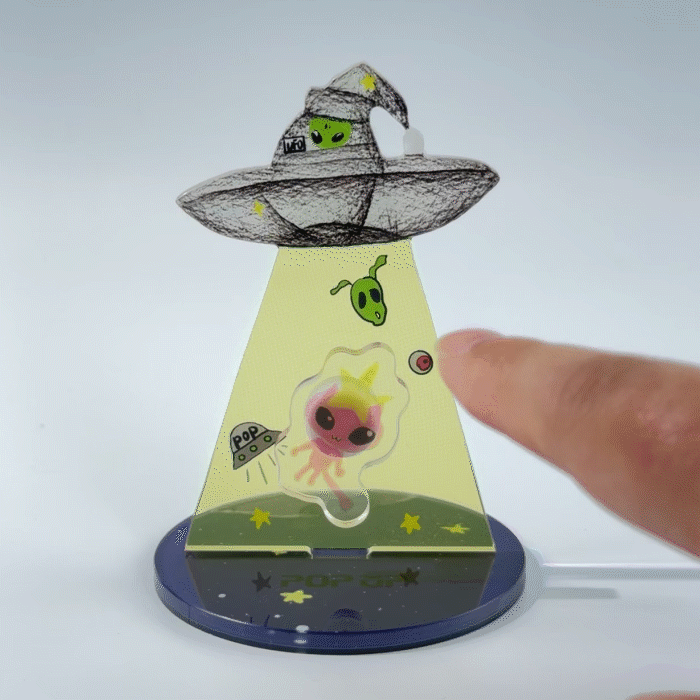 Custom Acrylic Full-Blooded Spinning Standee