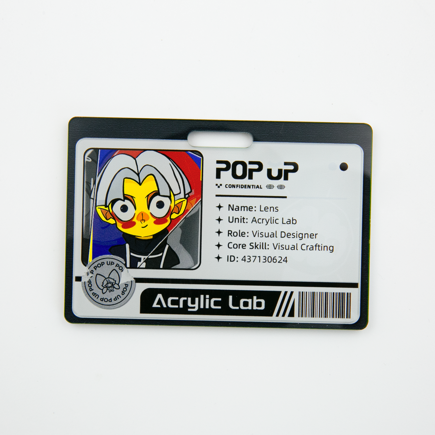 Custom Acrylic Employee Badge