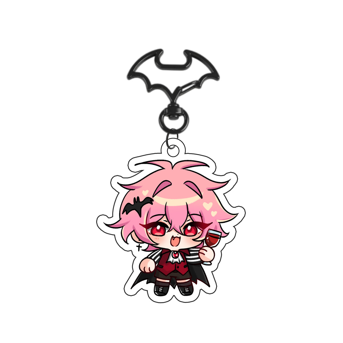 【Grymmalkin】Vampire Momo Glow In The Dark Acrylic Keychain