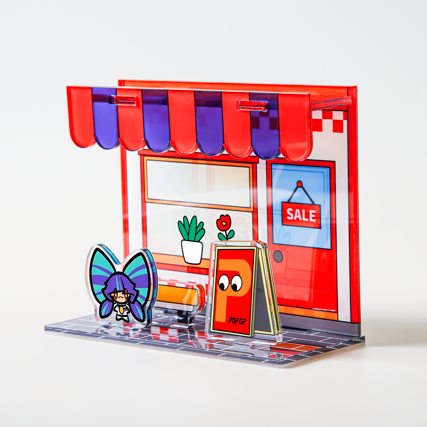Custom Acrylic Zakka Shop Standee Combo