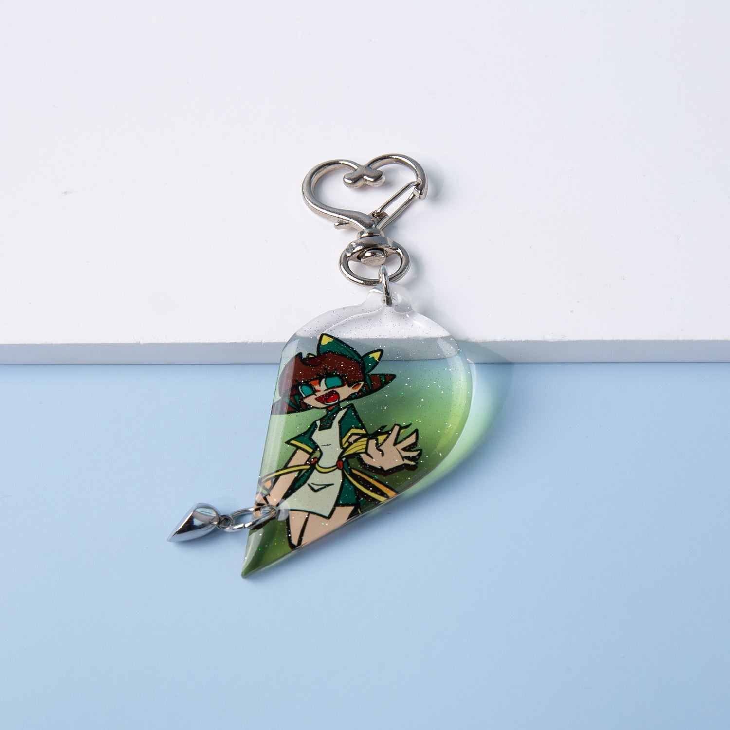 Custom Magnetic Heart Acrylic Keychains