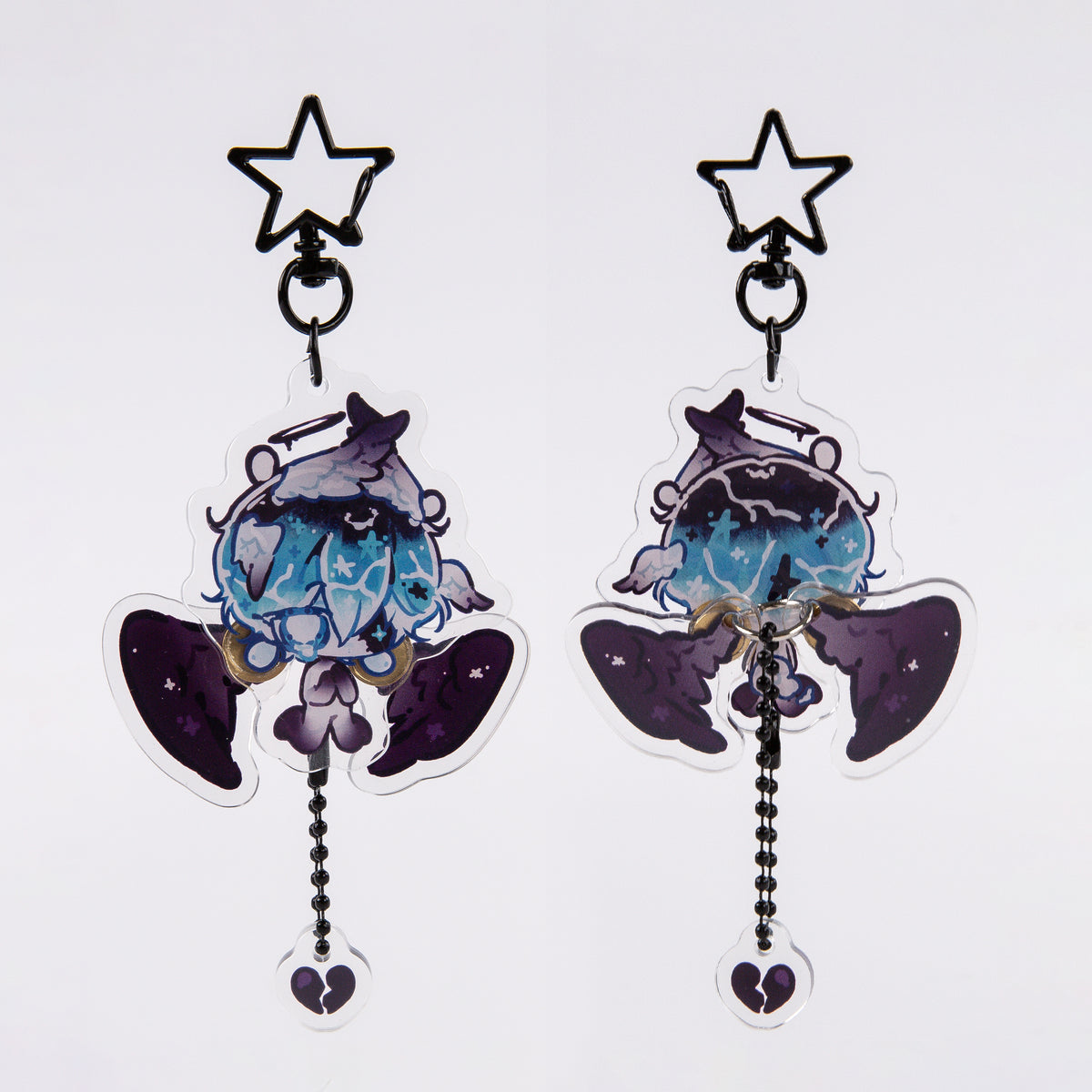 【Chips_cooked】Fallen Angel Astreon Moveable Wings Keychain