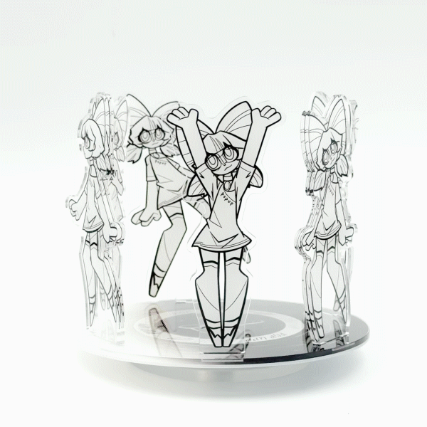 Custom Rotating Acrylic Standee Combo