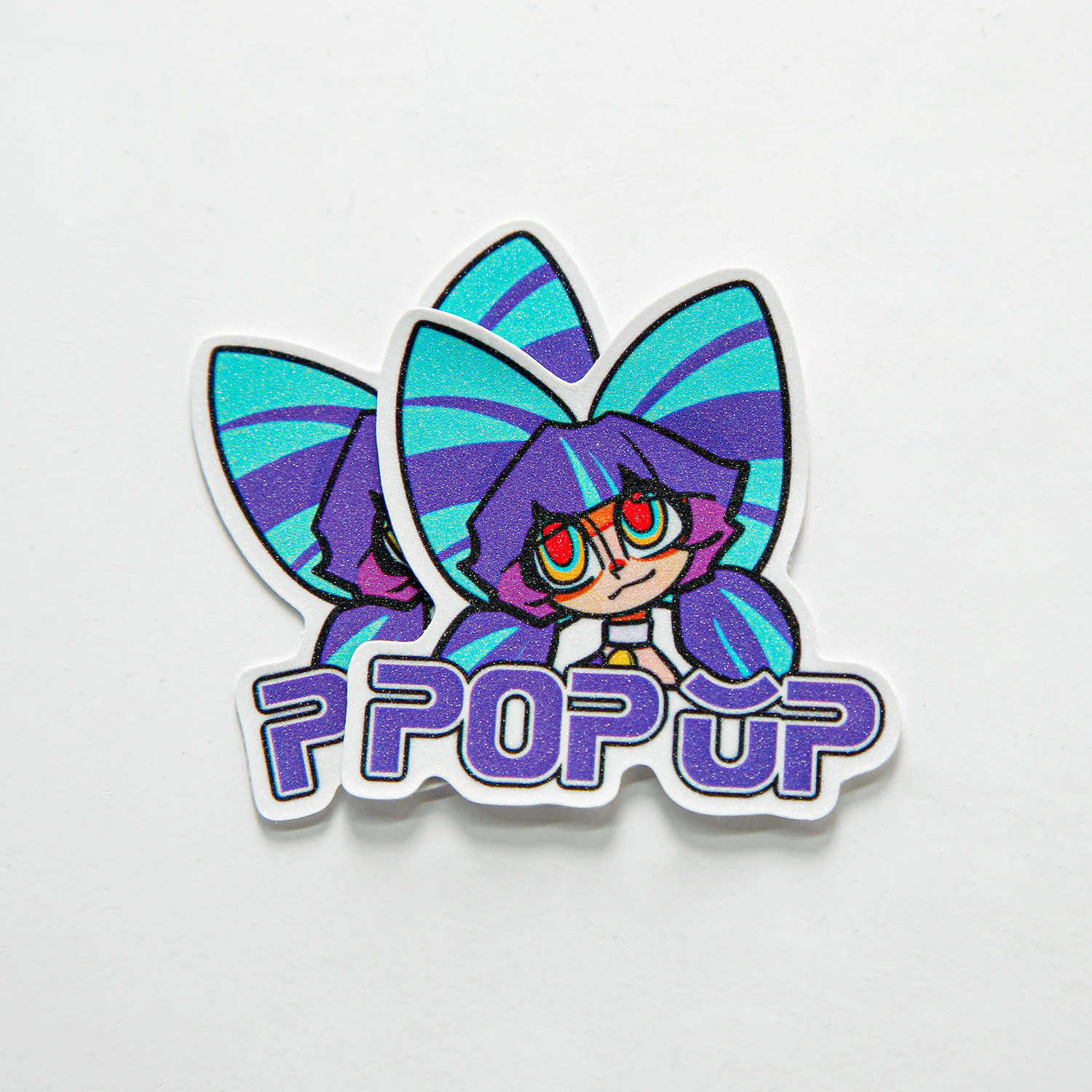 Custom Glitter Stickers
