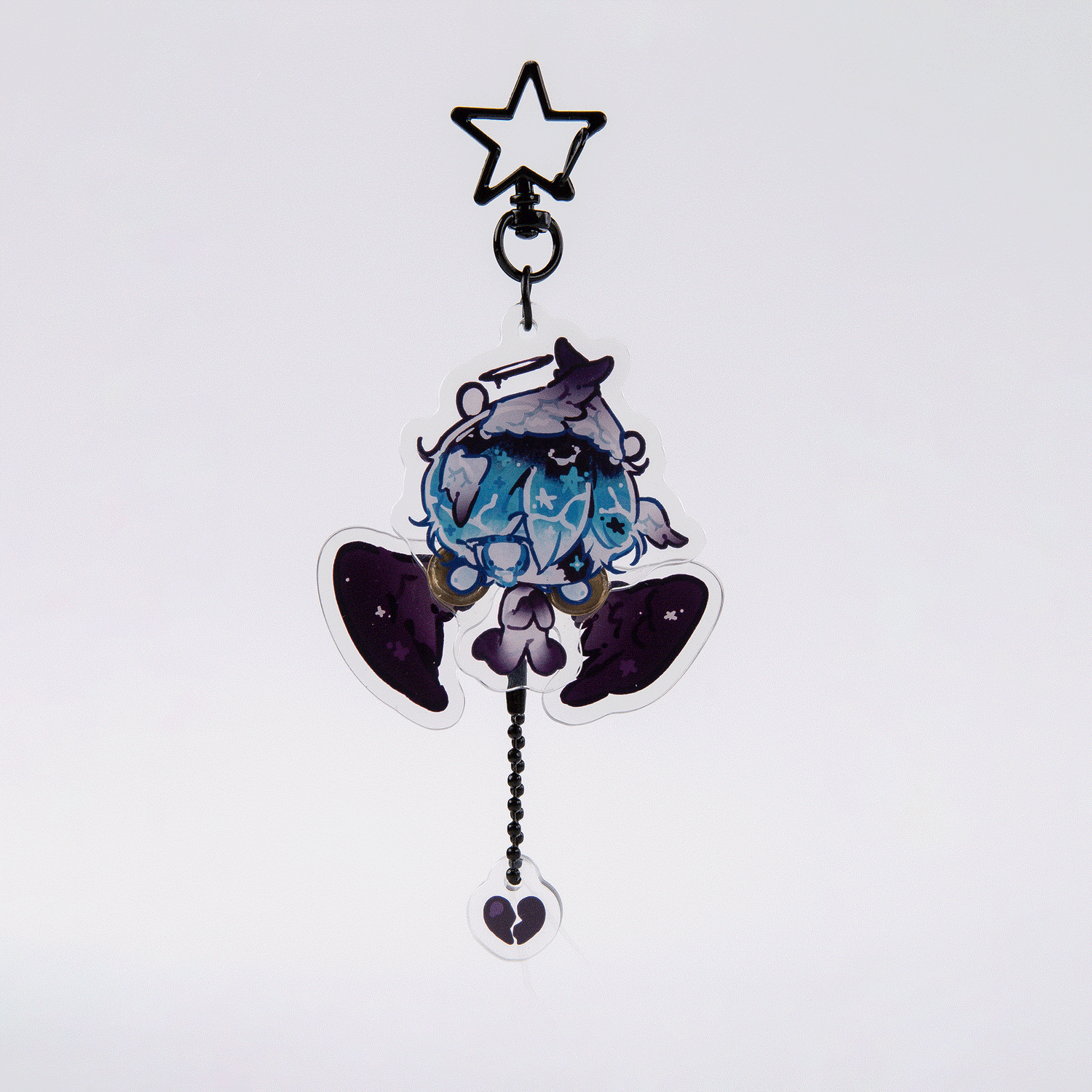 【Chips_cooked】Fallen Angel Astreon Moveable Wings Keychain