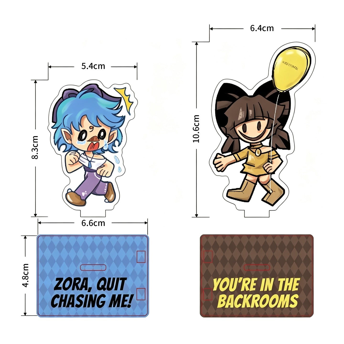 Custom Magnetic Acrylic Standee Set(With Magnetic Attraction & Repulsion)