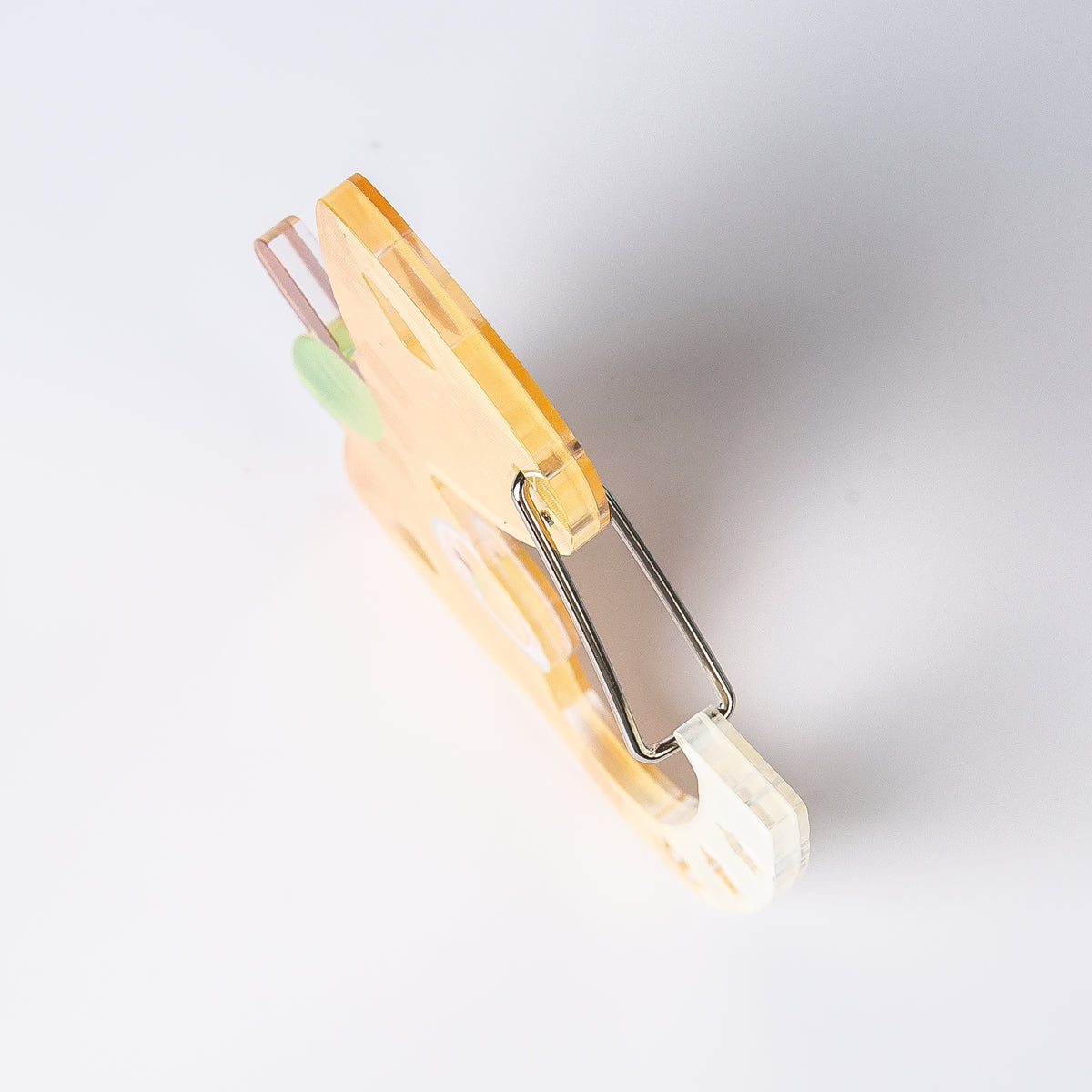 【Pitou】Orange Cat Acrylic Carabiner