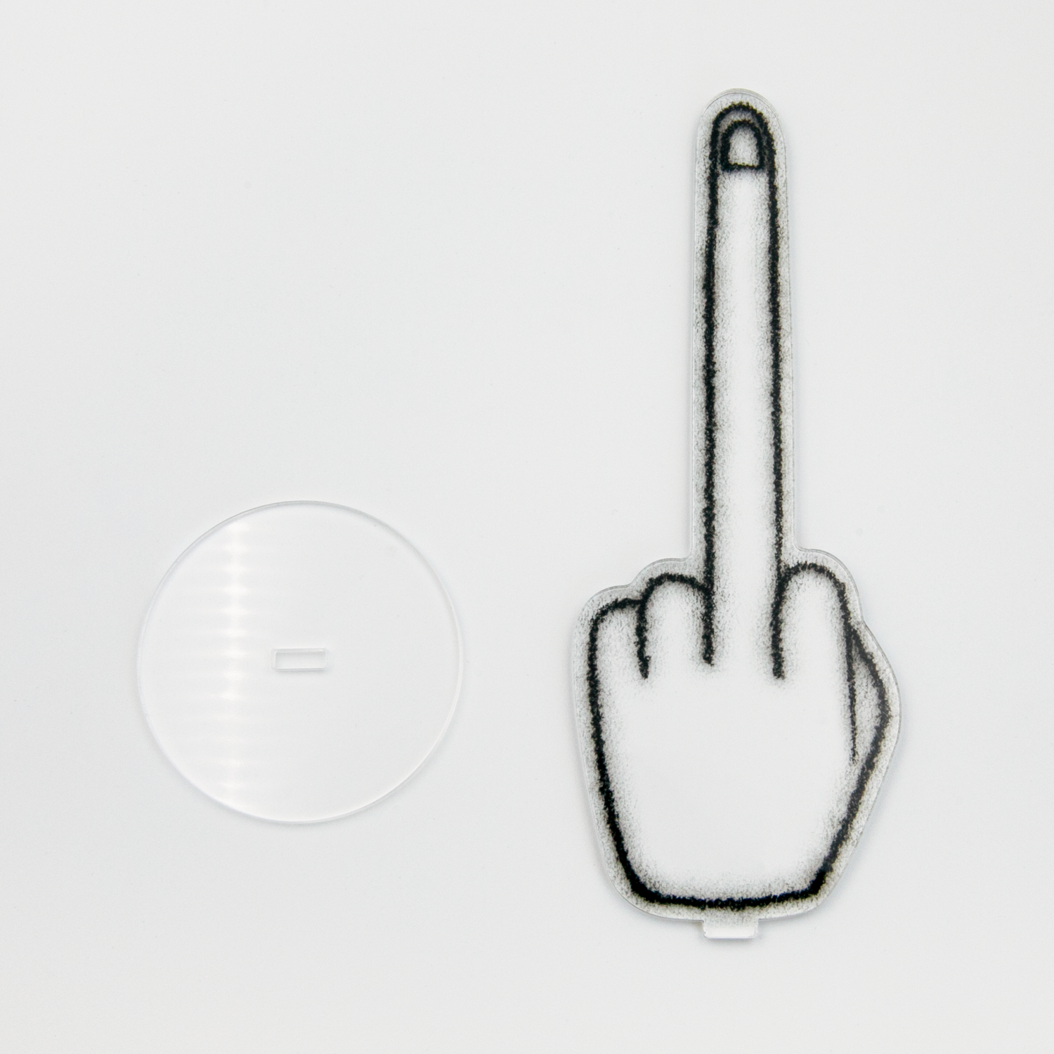 Custom Creative Acrylic Finger Standee