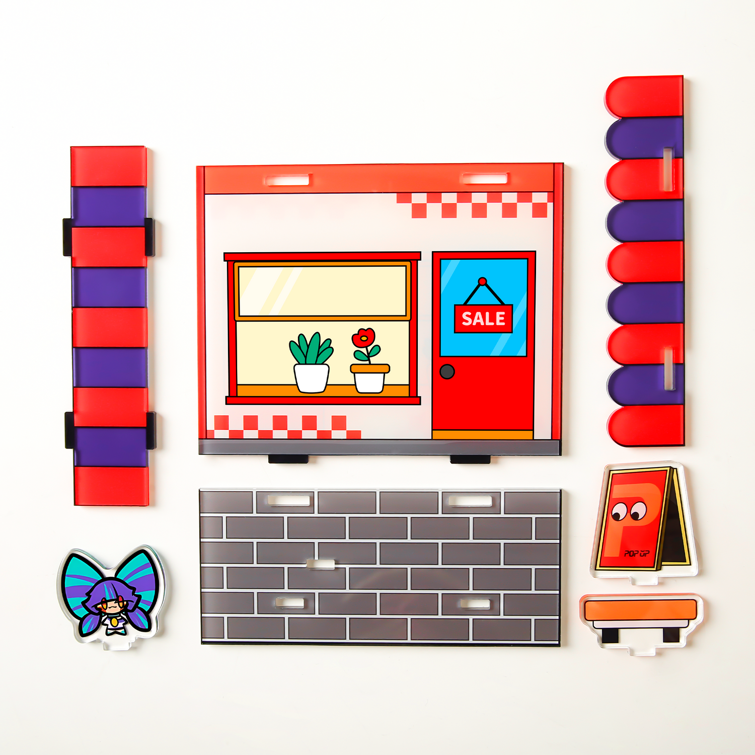 Custom Acrylic Zakka Shop Standee Combo