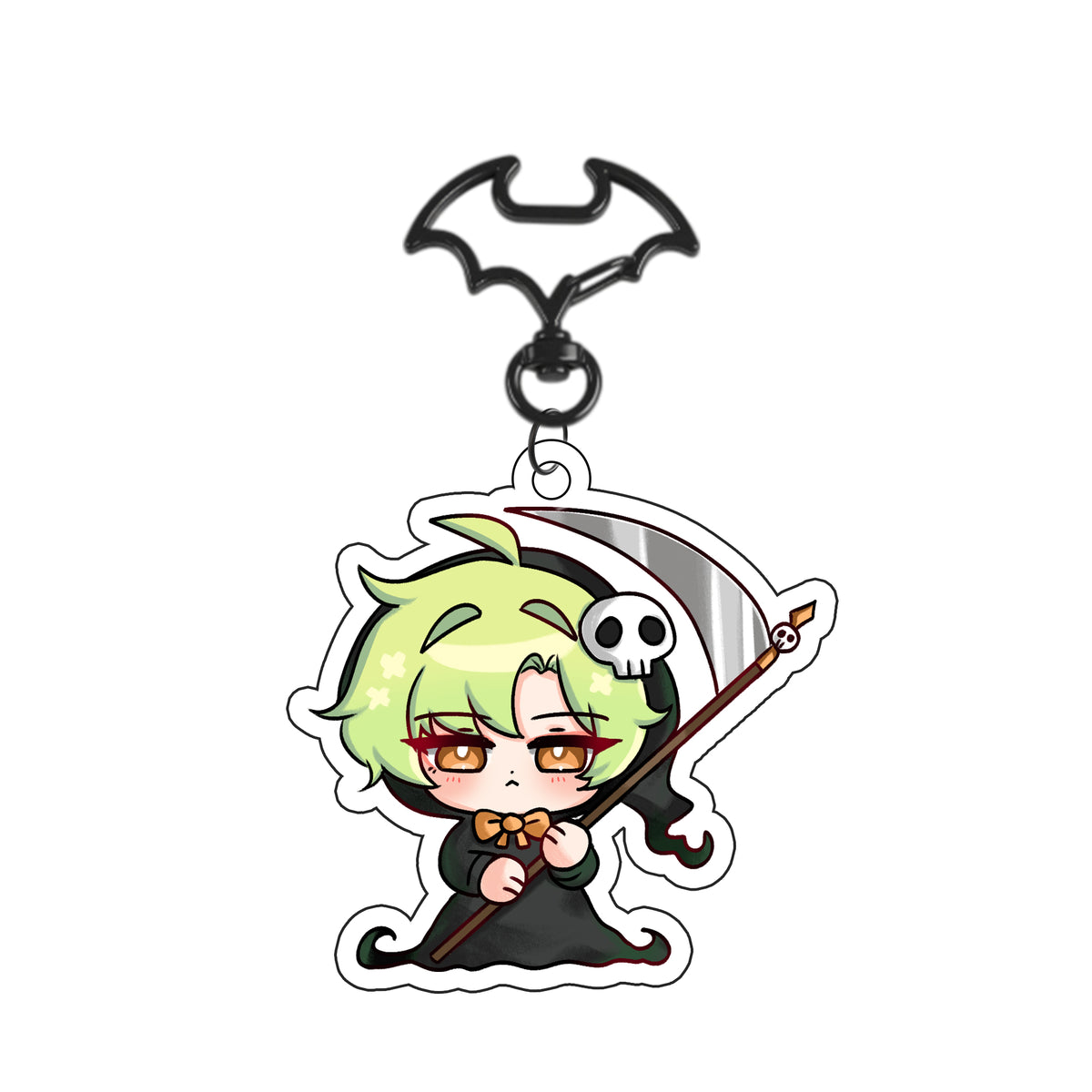 【Grymmalkin】Grim Reaper Ume Glow In The Dark Acrylic Keychain