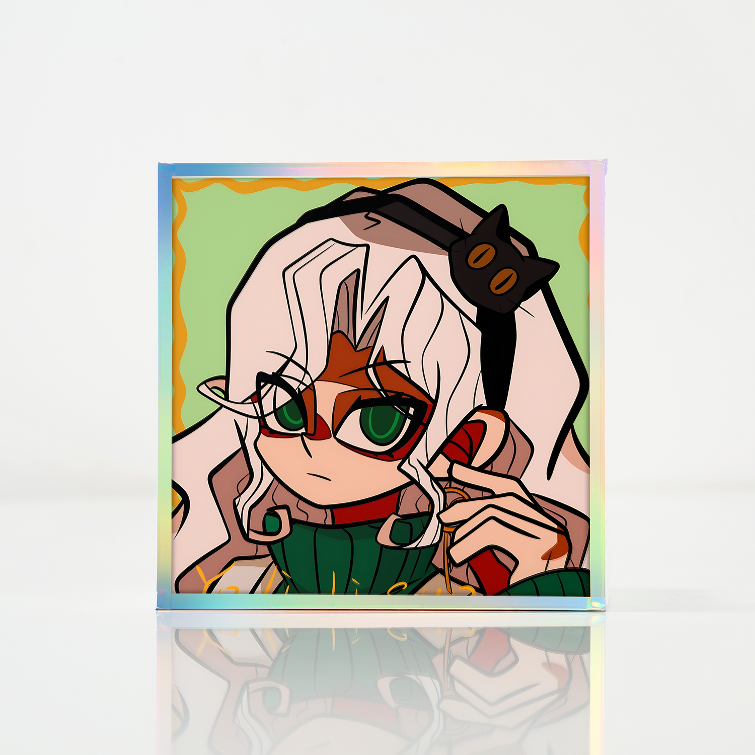 Custom Acrylic Holographic Shikishi Cardboard