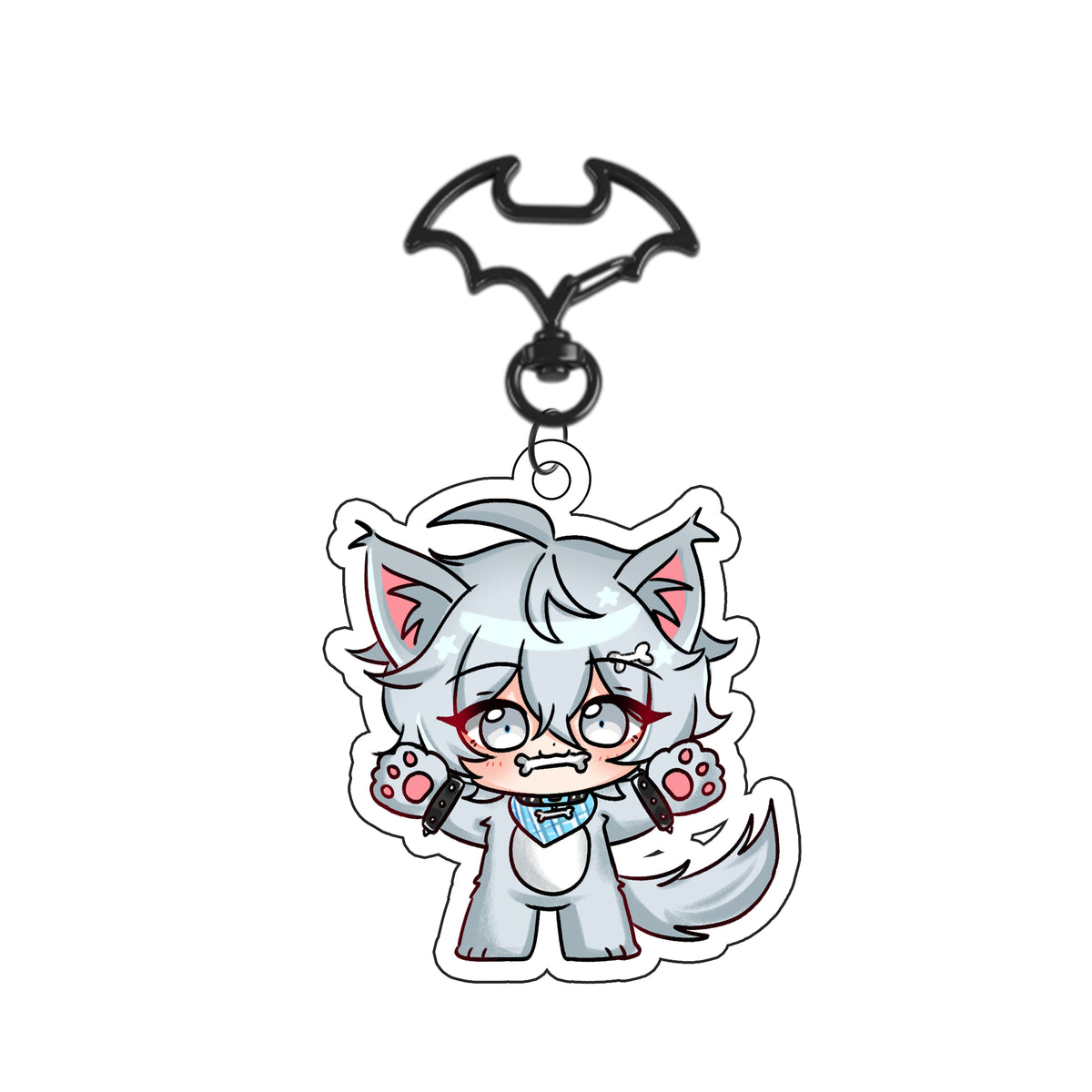 【Grymmalkin】Werewolf Natsu Glow In The Dark Acrylic Keychain