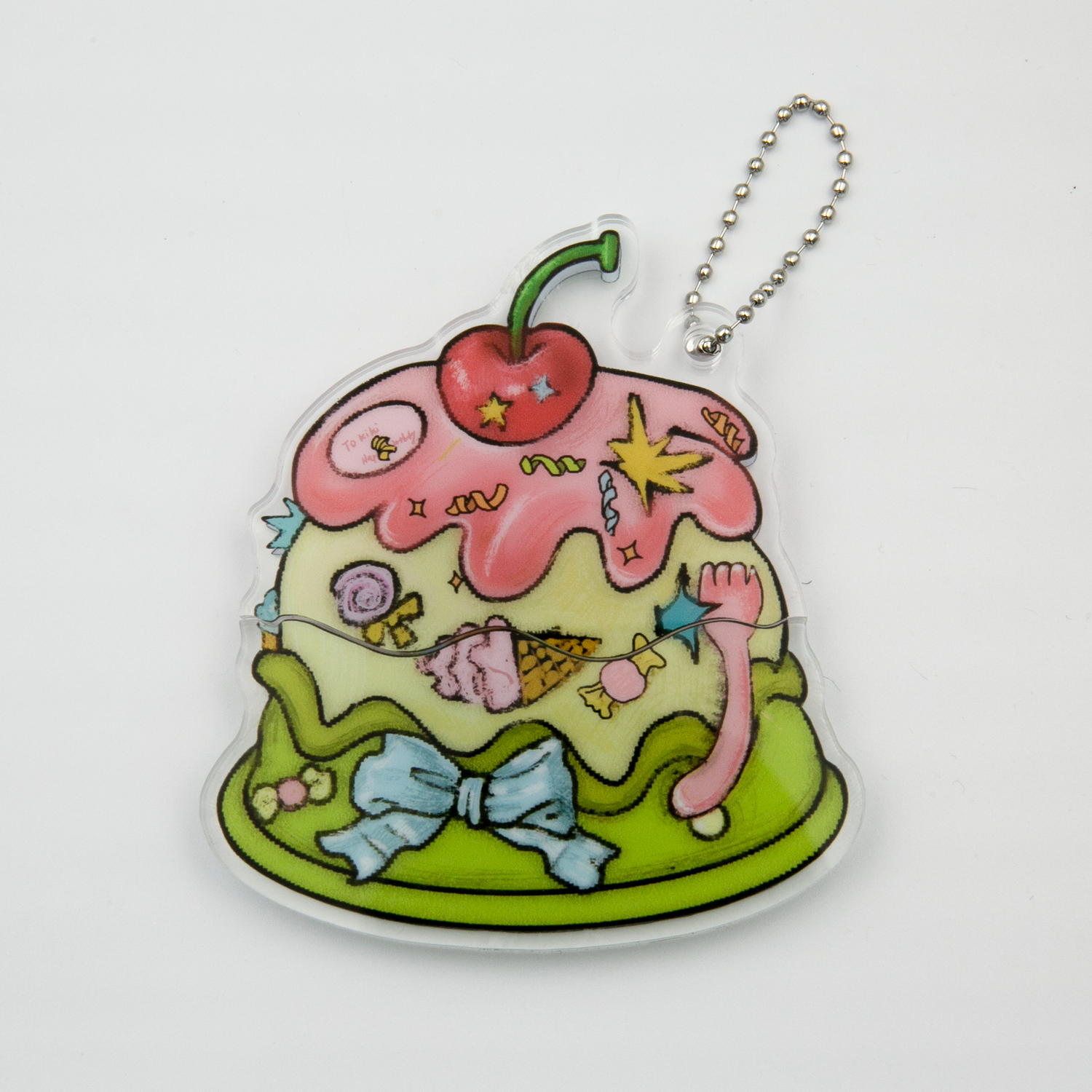 Custom Acrylic Openable Magnet Slide-Out Puzzle Charms
