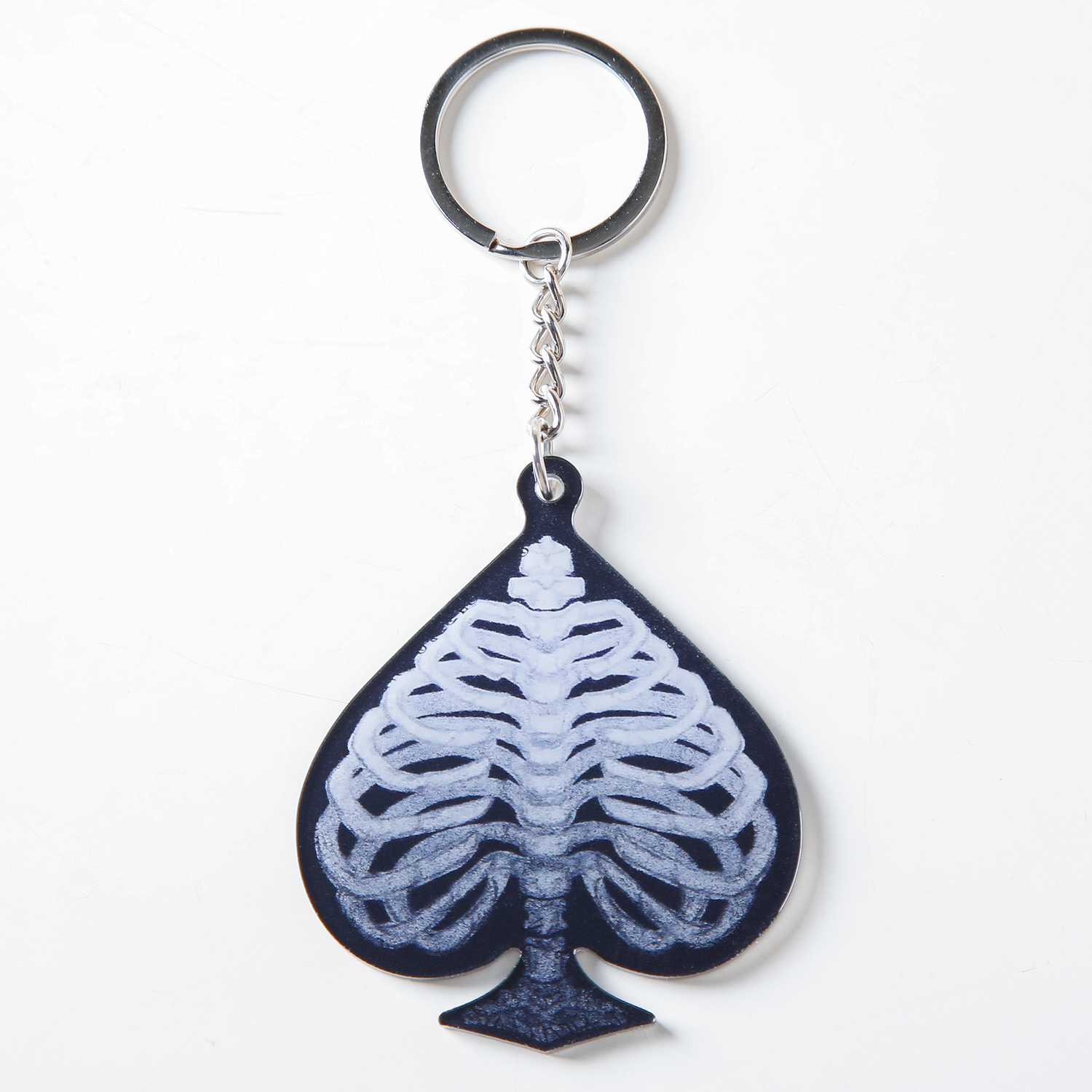 Custom Acrylic Heart Shape Mirror Keychains