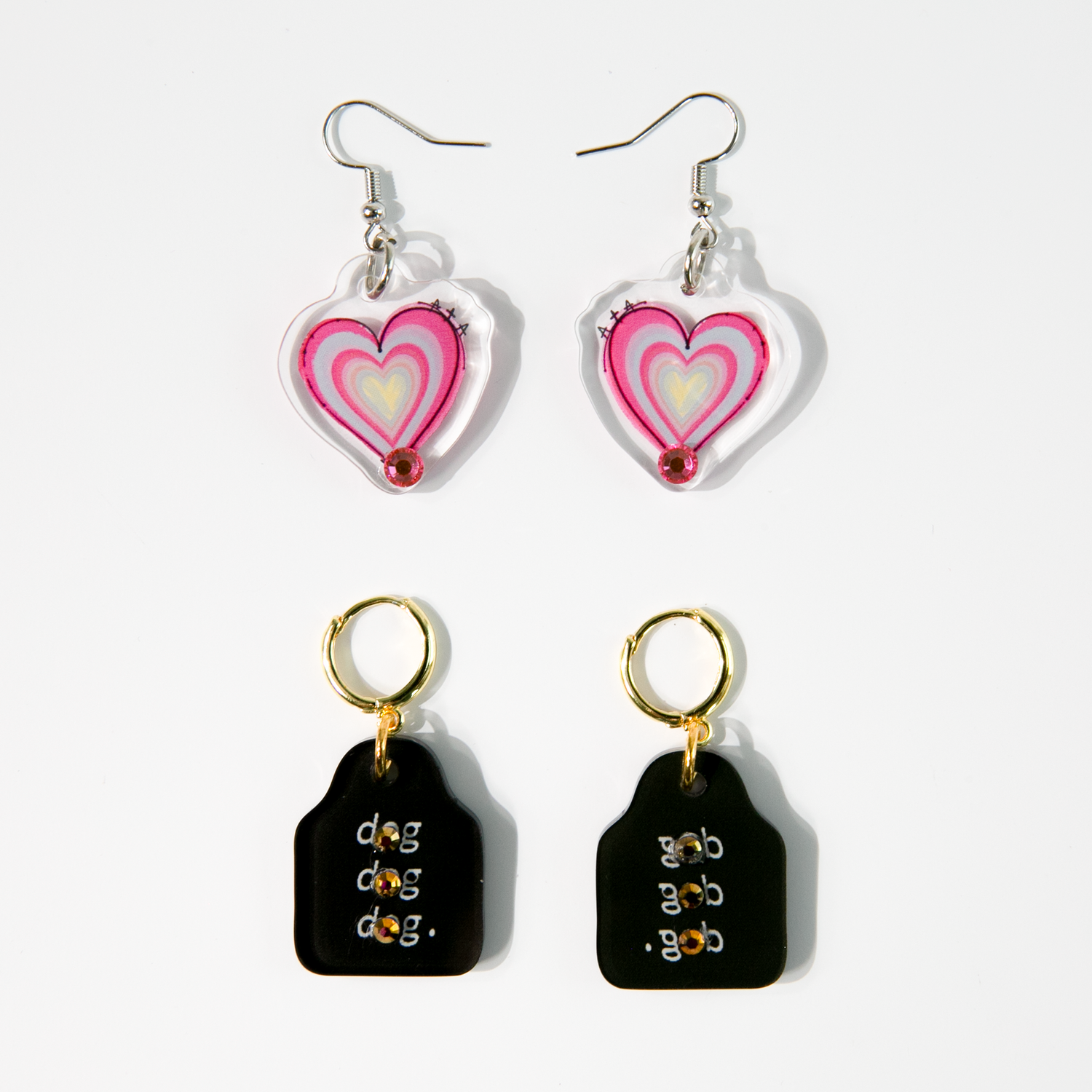 Custom Acrylic Earrings Ear Stud