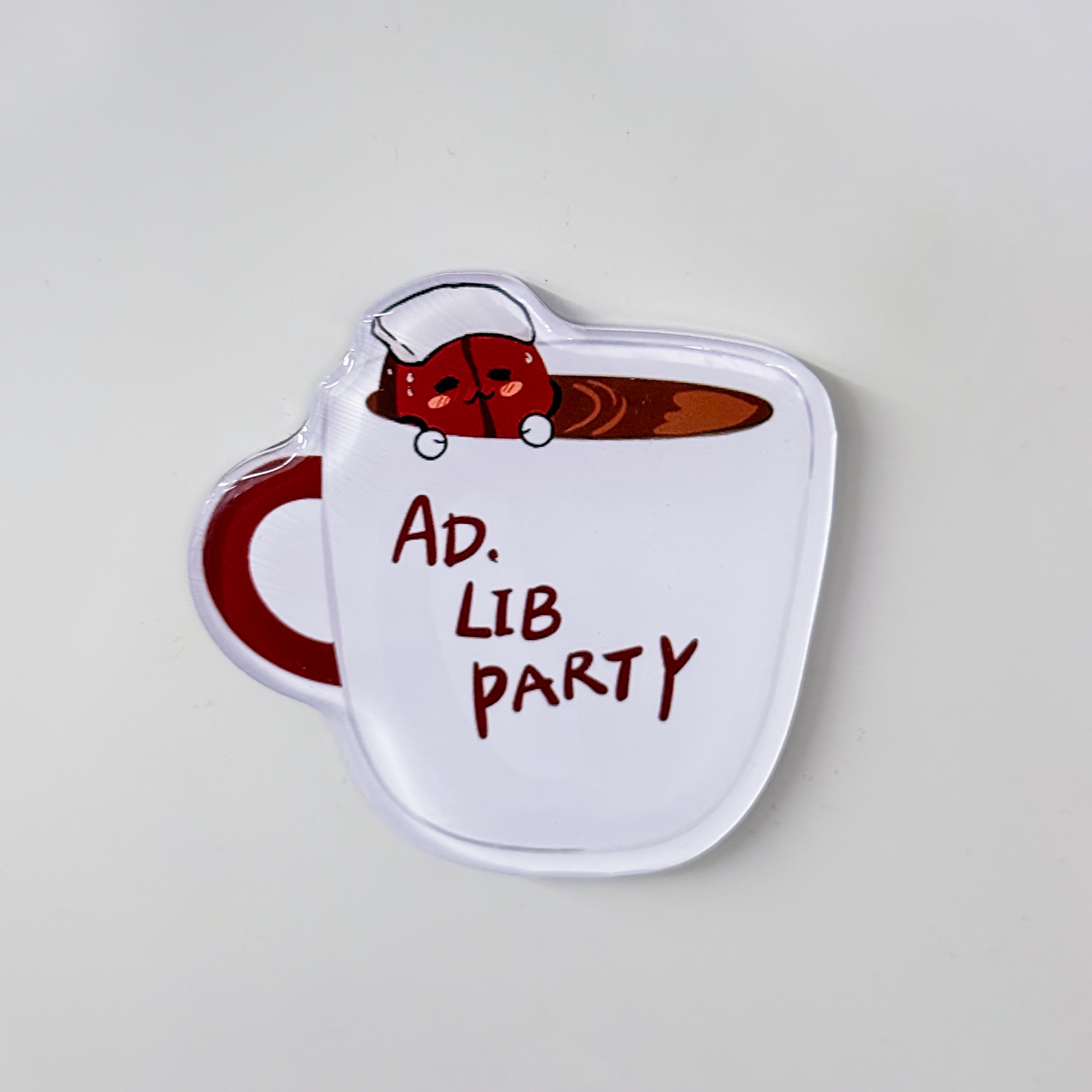 Custom Non Clear Acrylic Fridge Magnets