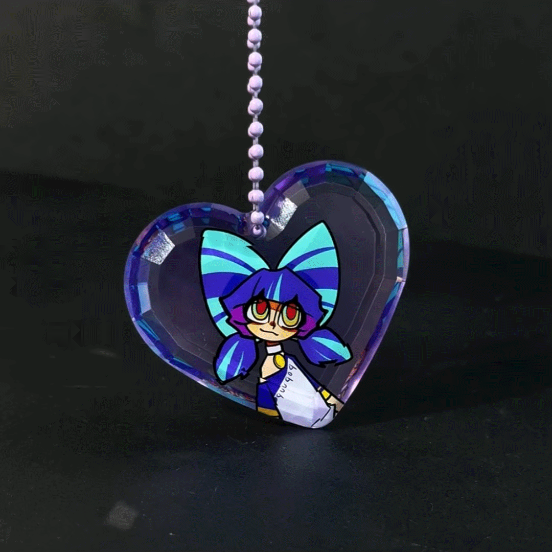 Custom Crystal Diamond Acrylic Keychain