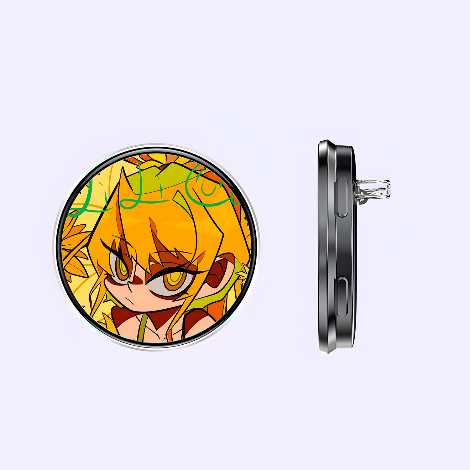 Customizable Electronic LED Badge Smart Display Pin with Programmable Video Photo Features Rechargeable Digital Brooch for Cosplay Anime