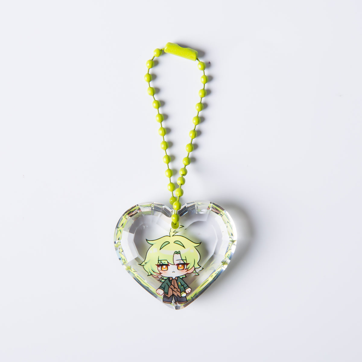 【Grymmalkin】Ume Crystal Heart Keychain(Heart / 3.3cm)