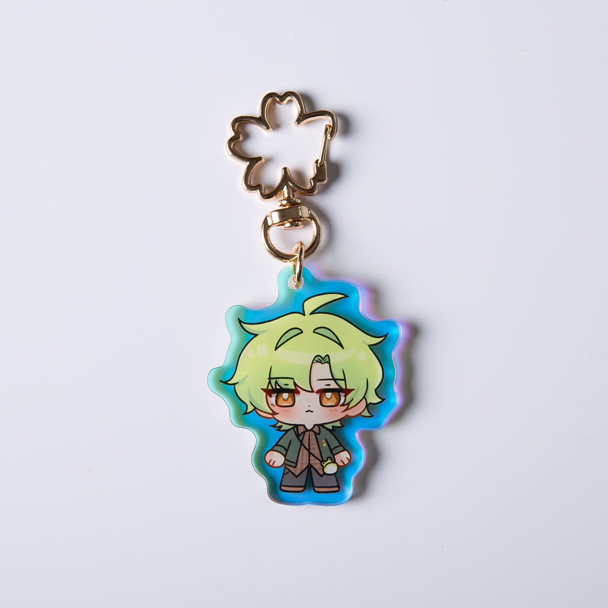 【Grymmalkin】Ume Rainbow Laser Acrylic Keychain(2" (50.8mm))