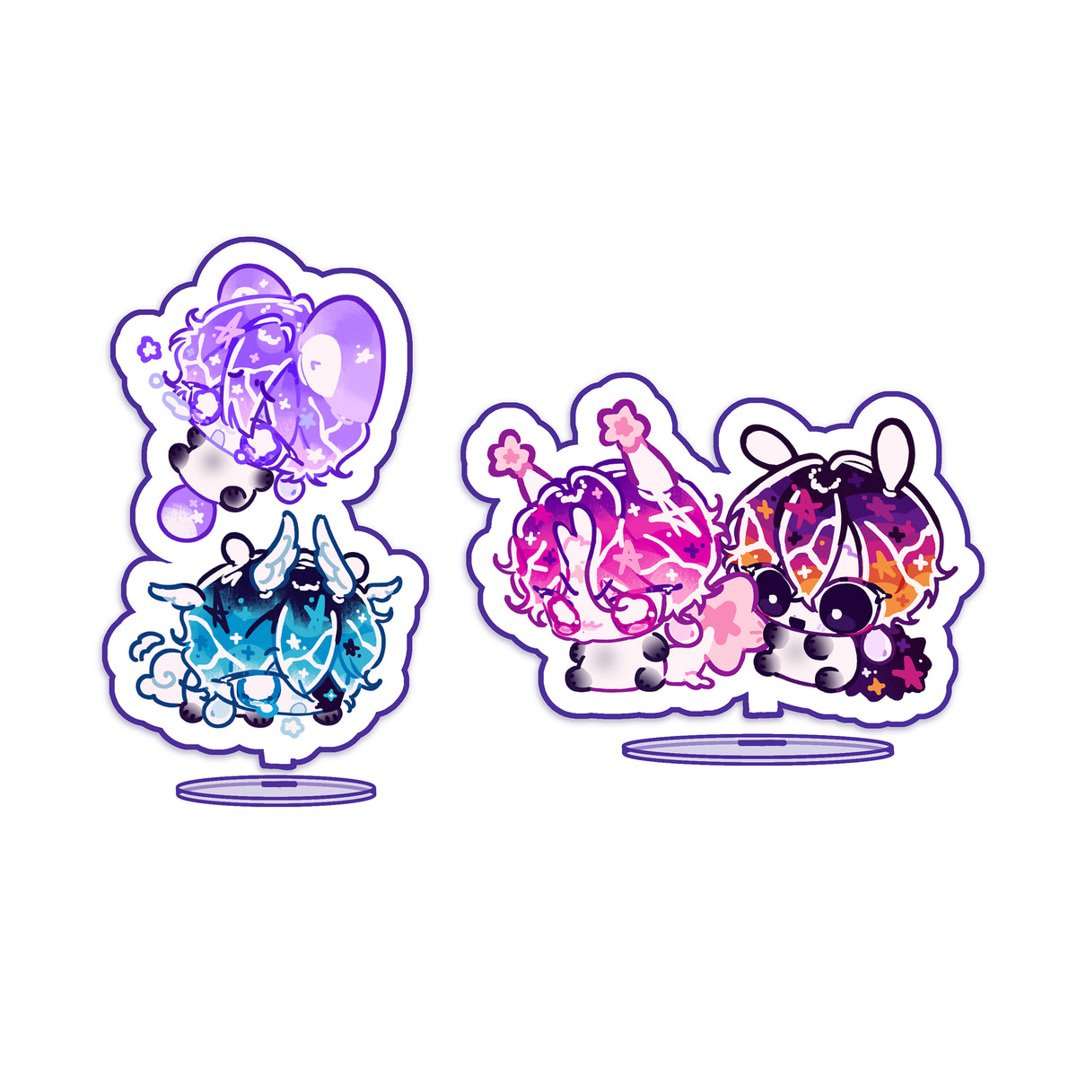 【Chips_cooked】Acrylic Standees Set/Round Base