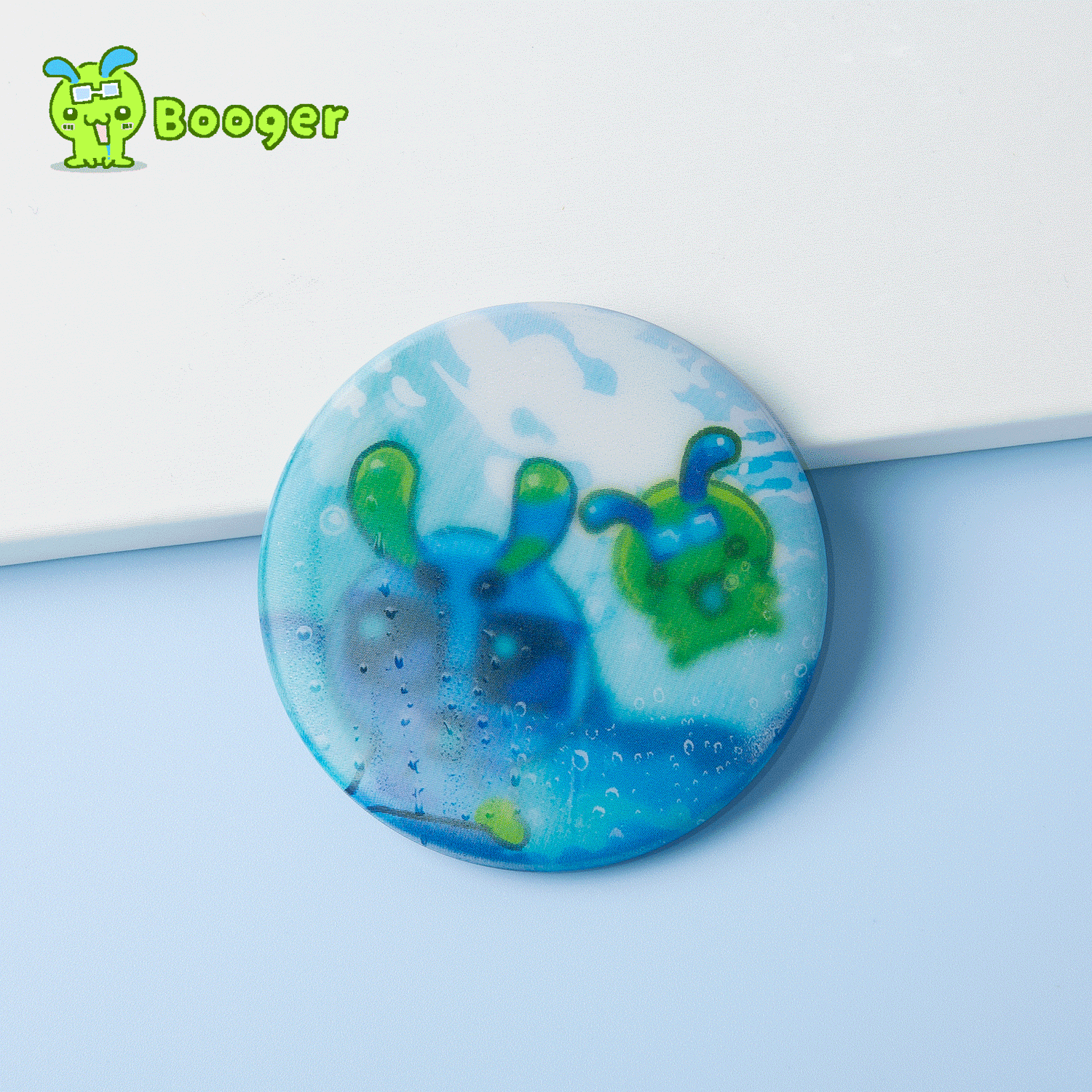 【Bubba & Booger】Lenticular Mist Button Pin