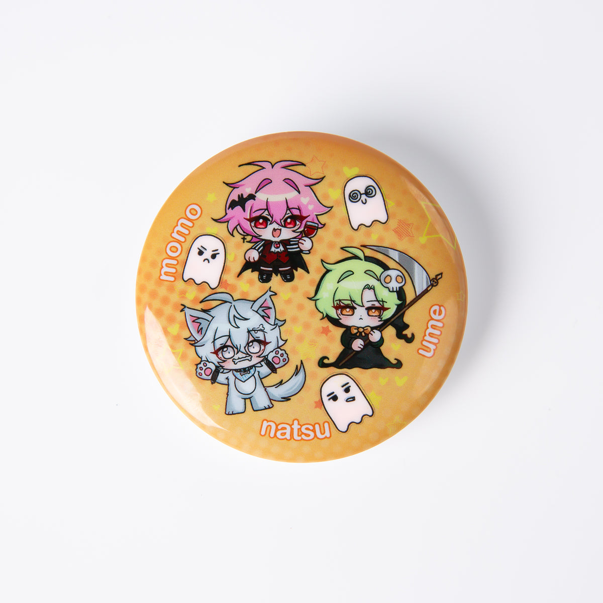 【Grymmalkin】Dango Trio Halloween LED Badge