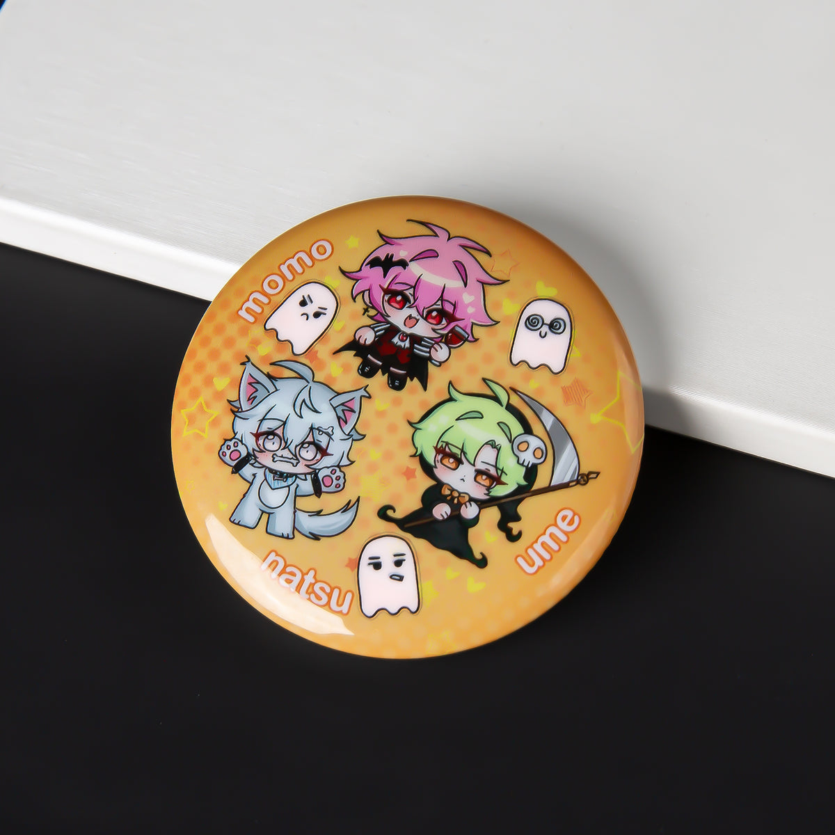 【Grymmalkin】Dango Trio Halloween LED Badge