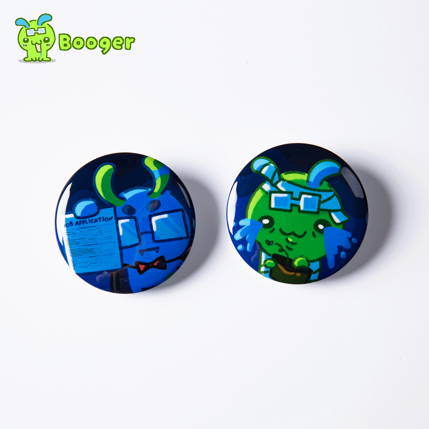 【Bubba & Booger】LED Pin Badge Set